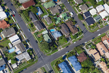 Suburban houses