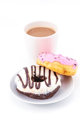coffee and donut for breakfast
