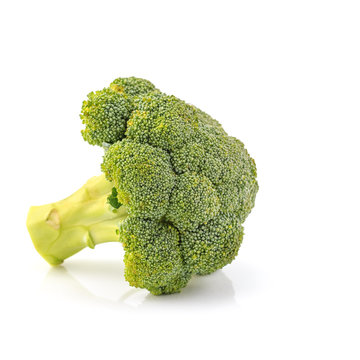 Broccoli vegetable on white background