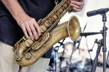 saxophone player