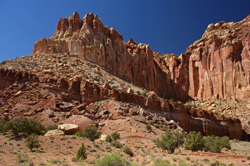 Fototapeta premium Mountain in Capitol Reef National Park, Utah, USA