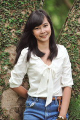 Pretty girl in the park