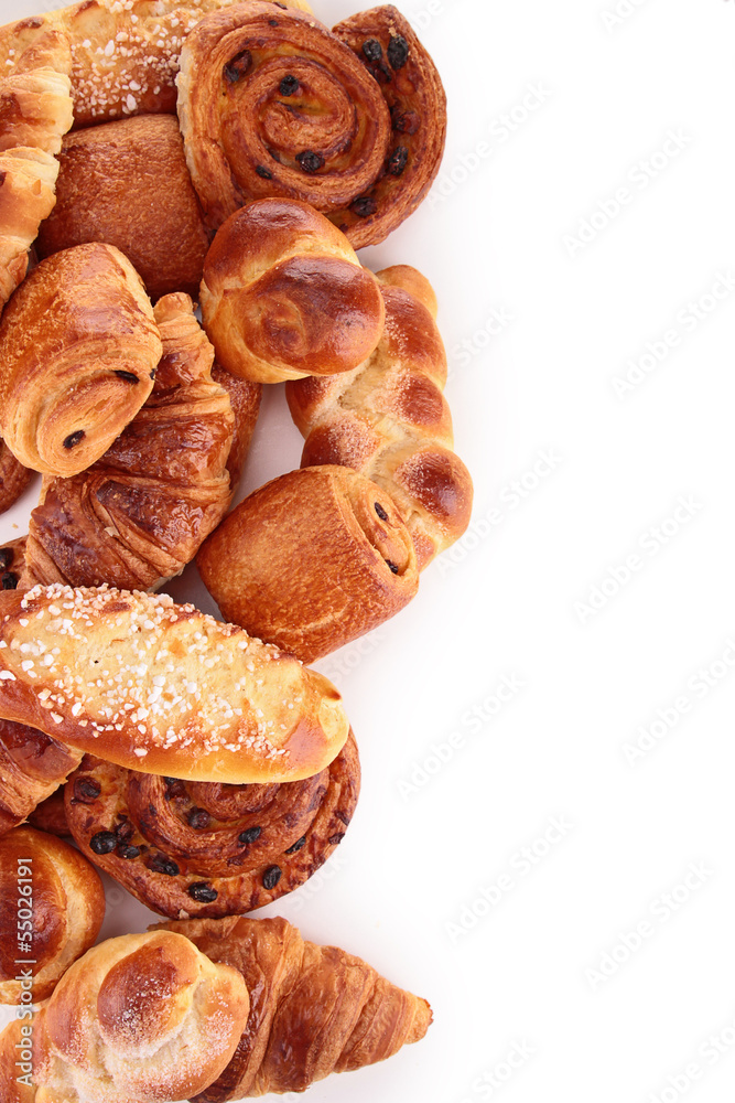 Poster assortment of pastries