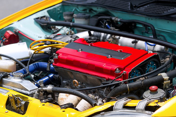 Fototapeta premium Car engine
