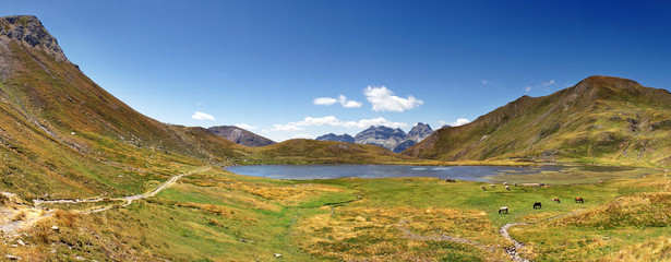 lake in pyrenees