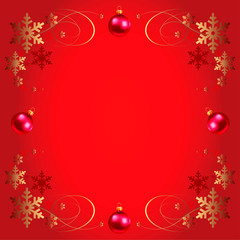 Christmas Background. Abstract Vector Illustration