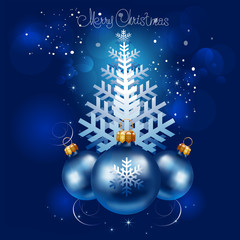 Christmas Background. Abstract Vector Illustration