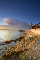 Naklejka premium lighthouse in Zadar. Croatia.