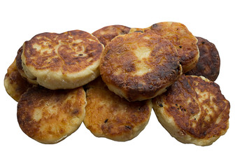 Fried cheese Pancakes.