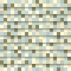 Seamless abstract background with little colored squares