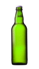 green beer bottle