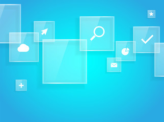 Style design with web icons