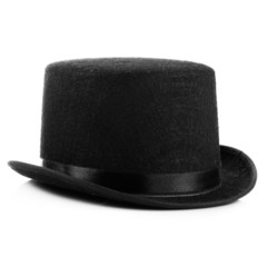 Black hat on white background.