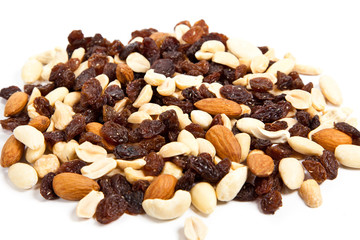 Mix nuts.