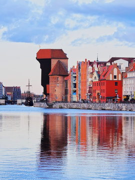 Old Port Crane in Gdansk, Poland