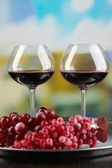 Wine tasting in restaurant