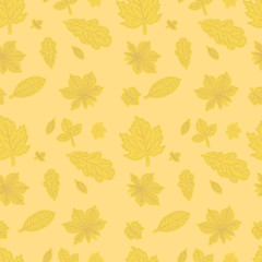 Seamless autumn pattern