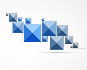 Fototapeta premium abstract retro digital computer technology business background