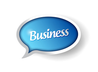 business message communication bubble