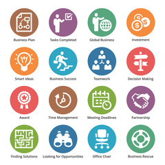 Business Icons Set 3 - Dot Series