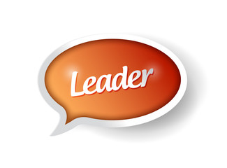 leader message communication bubble