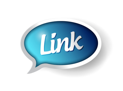 link message communication bubble illustration