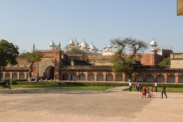 Inner court of the Agra fort