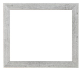 simple flat wide silver picture frame