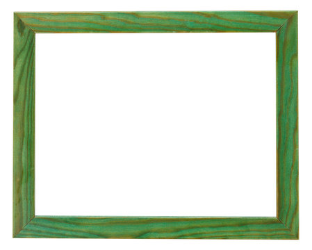 narrow flat green picture frame