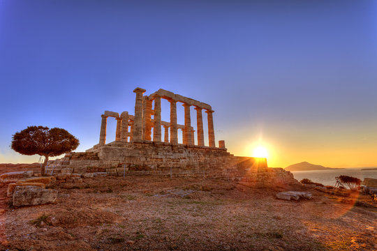 Poseidon Temple ,Cape Sounion, Greece