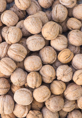 walnuts as background texture