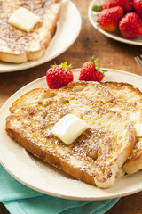 Homemade French Toast with Butter
