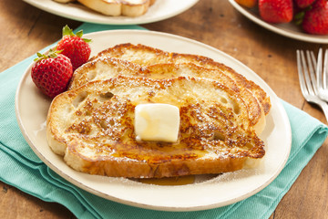 Homemade French Toast with Butter