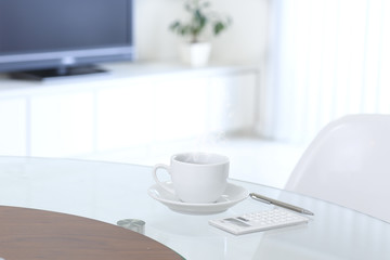 リビングのコーヒー