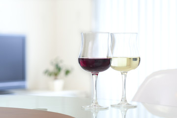 ワイン、リビングルーム