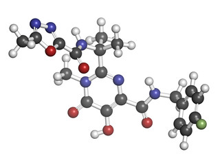 Raltegravir HIV drug (integrase inhibitor class)
