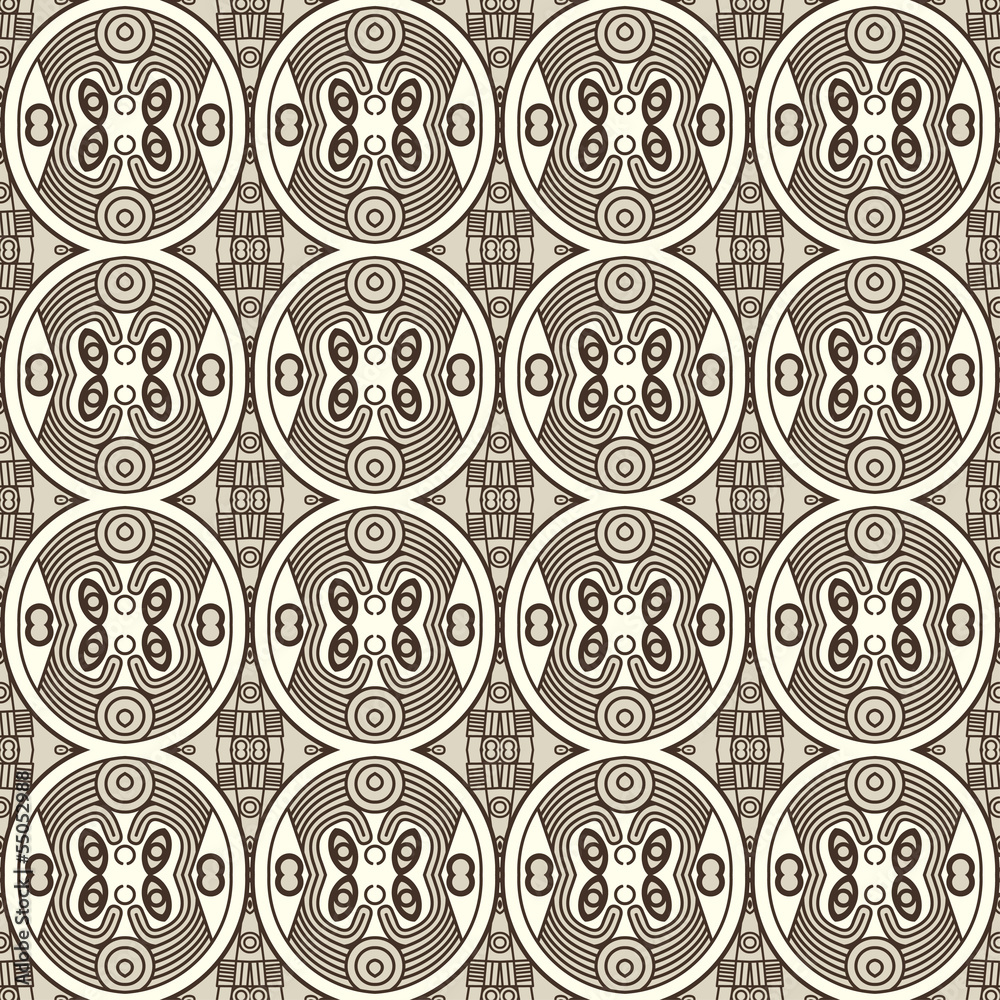 Aufkleber seamless colorful retro pattern background
