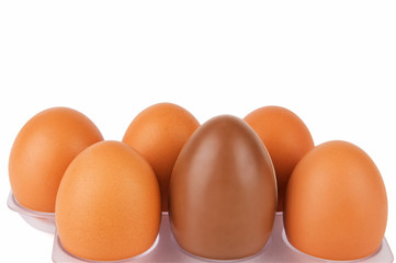 Standing out from crowd concept. Surprise/prize/profit concept