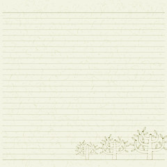 tree letter paper - 55053968