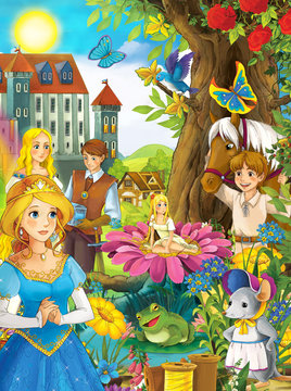 The fairy tales mush up - castles knights fairies