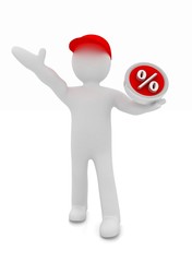 Best percent! 3d man keeps the most beneficial interest!