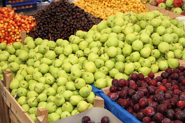 auf dem Wochenmarkt in der Türkei