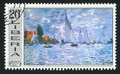 Regatta at Argenteuil by Claude Monet