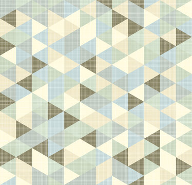 Geometric triangles pattern with stripes