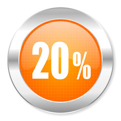 20 percent icon