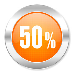 50 percent icon