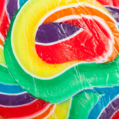 Lollipops close-up