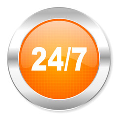 24/7 icon