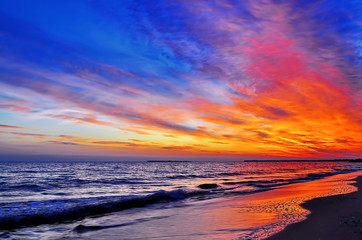 colorful sunset