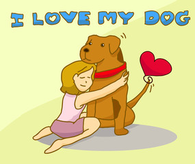 I love my dog